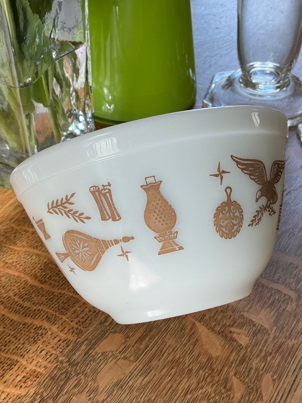 Pyrex Early American Vintage Bowl Glass #401 1 1/2 Pint - Picture 11 of 16